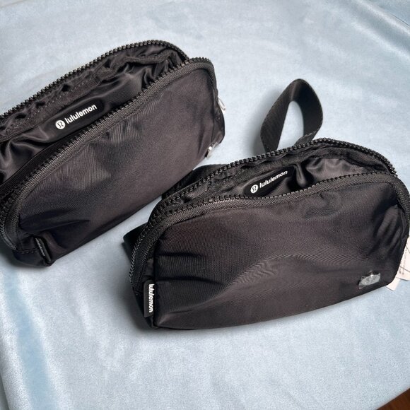 2-Pack Lululemon Belt Bag Black - NEW (Bundle of 2) 1L Crossbody Bag Everywhere - Picture 3 of 4